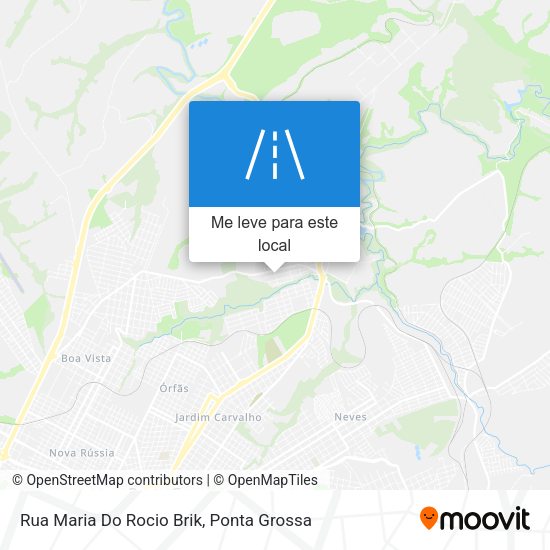 Rua Maria Do Rocio Brik mapa