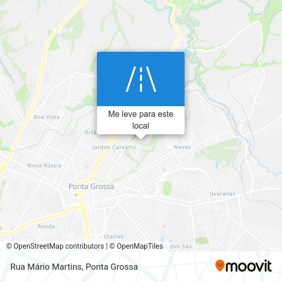 Rua Mário Martins mapa