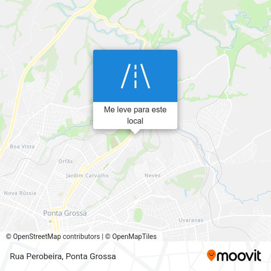 Rua Perobeira mapa