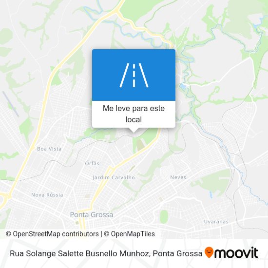Rua Solange Salette Busnello Munhoz mapa