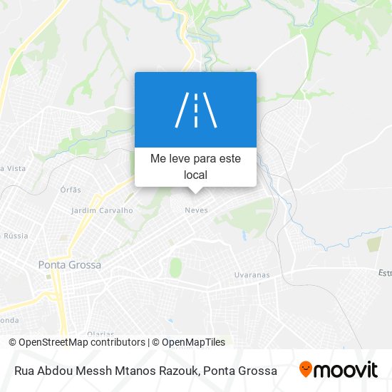 Rua Abdou Messh Mtanos Razouk mapa