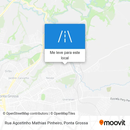 Rua Agostinho Mathias Pinheiro mapa