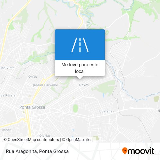 Rua Aragonita mapa