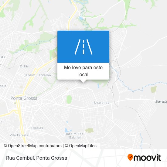 Rua Cambuí mapa