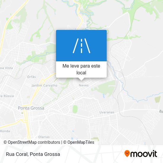 Rua Coral mapa