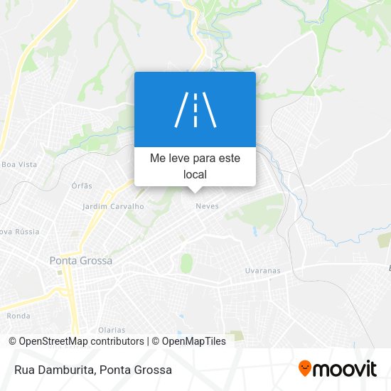 Rua Damburita mapa