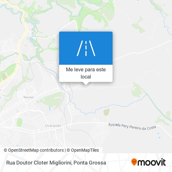 Rua Doutor Cloter Migliorini mapa