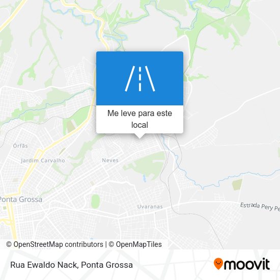 Rua Ewaldo Nack mapa