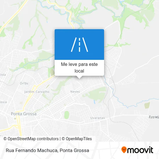 Rua Fernando Machuca mapa