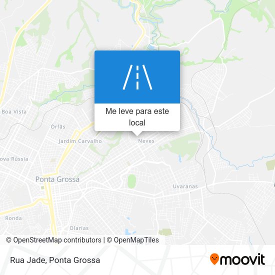 Rua Jade mapa
