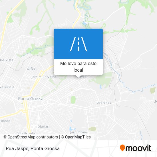 Rua Jaspe mapa