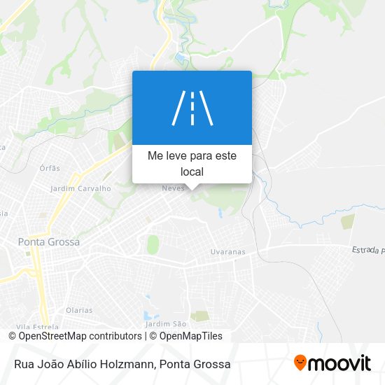Rua João Abílio Holzmann mapa