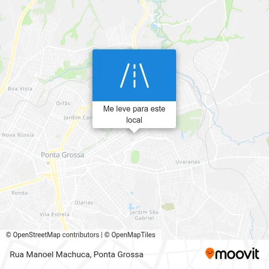 Rua Manoel Machuca mapa