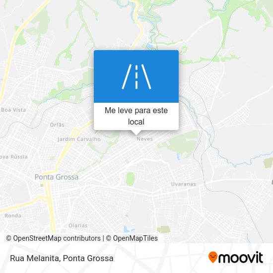 Rua Melanita mapa