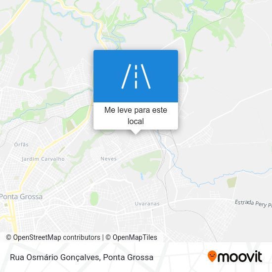 Rua Osmário Gonçalves mapa