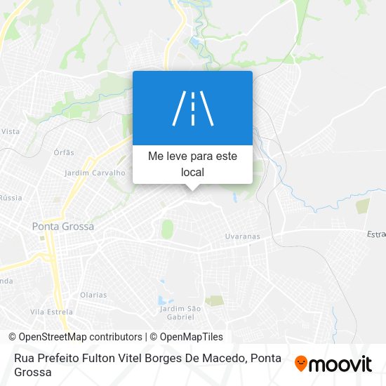Rua Prefeito Fulton Vitel Borges De Macedo mapa