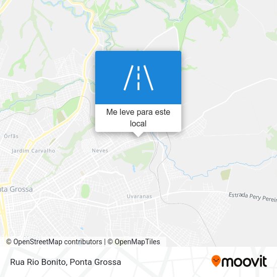 Rua Rio Bonito mapa