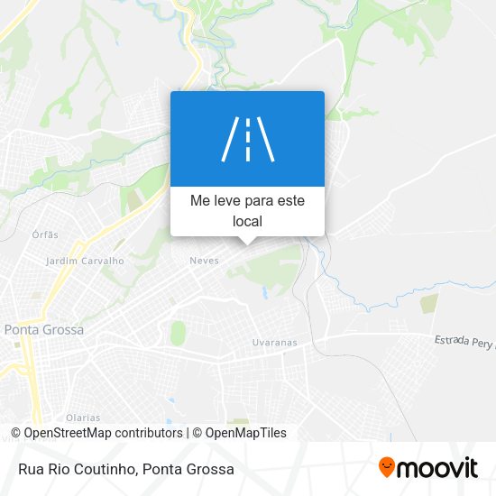 Rua Rio Coutinho mapa