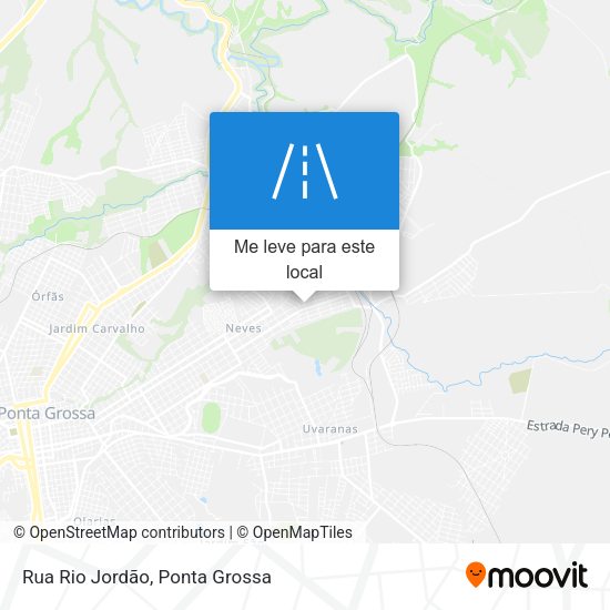 Rua Rio Jordão mapa