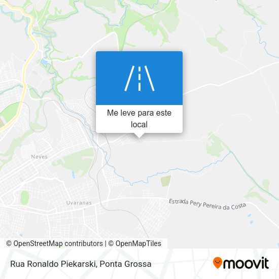 Rua Ronaldo Piekarski mapa