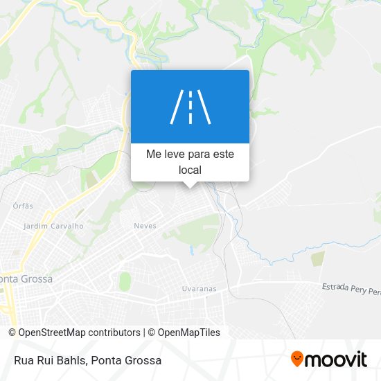 Rua Rui Bahls mapa