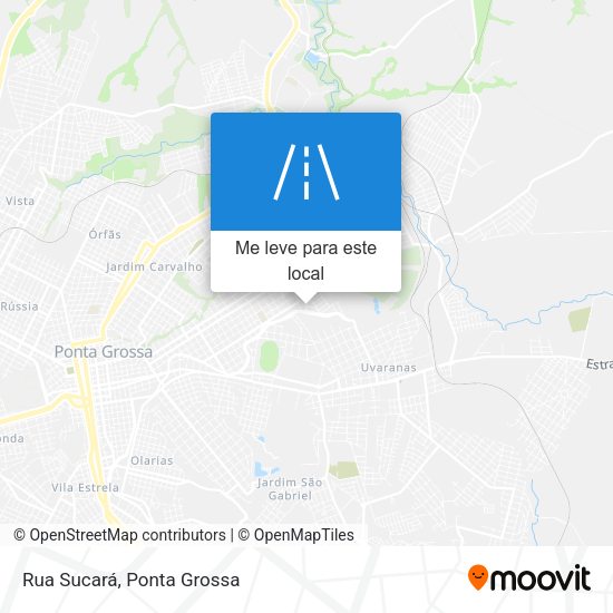 Rua Sucará mapa