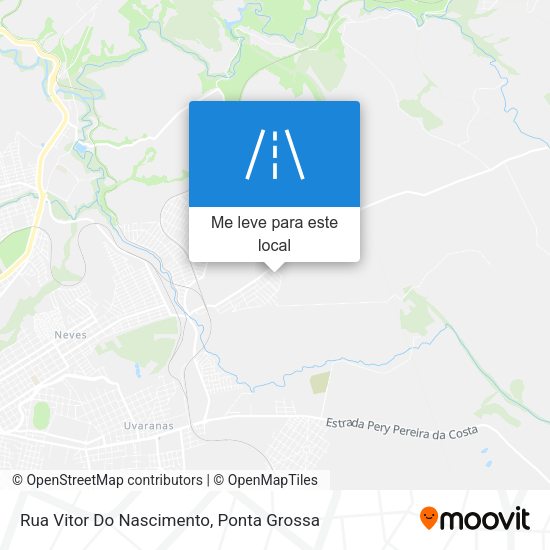 Rua Vitor Do Nascimento mapa