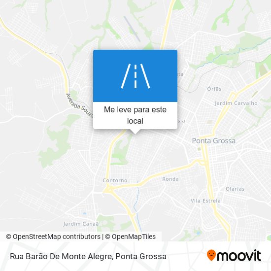 Rua Barão De Monte Alegre mapa