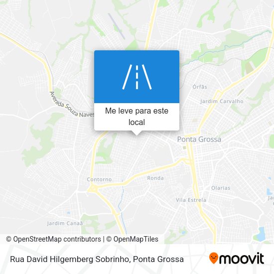 Rua David Hilgemberg Sobrinho mapa