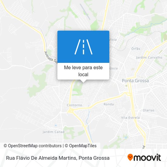 Rua Flávio De Almeida Martins mapa