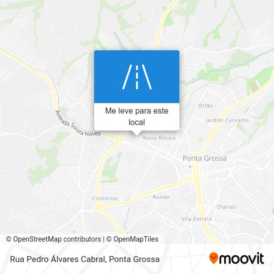 Rua Pedro Álvares Cabral mapa