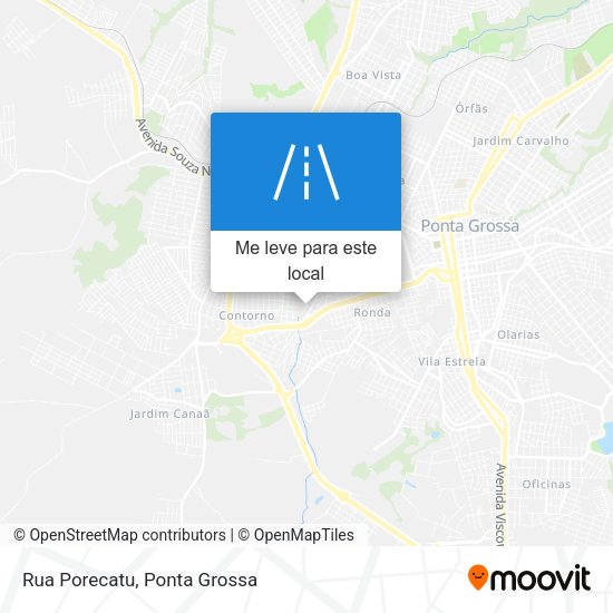 Rua Porecatu mapa