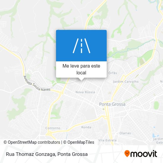 Rua Thomaz Gonzaga mapa