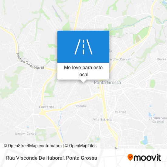 Rua Visconde De Itaboraí mapa
