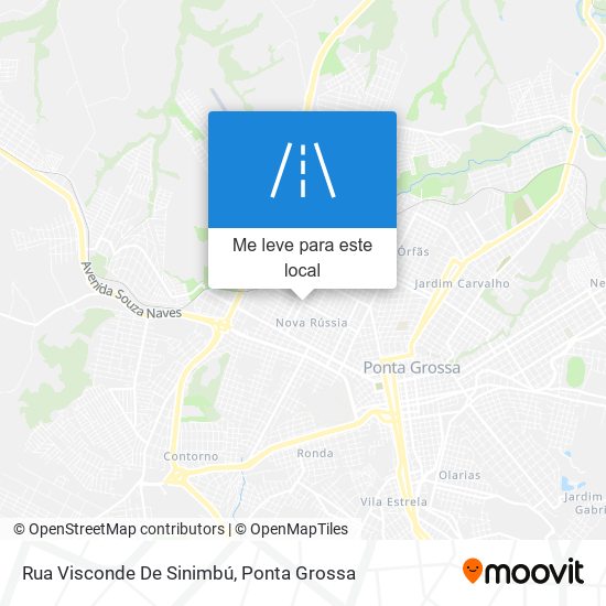 Rua Visconde De Sinimbú mapa