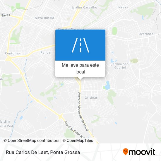 Rua Carlos De Laet mapa