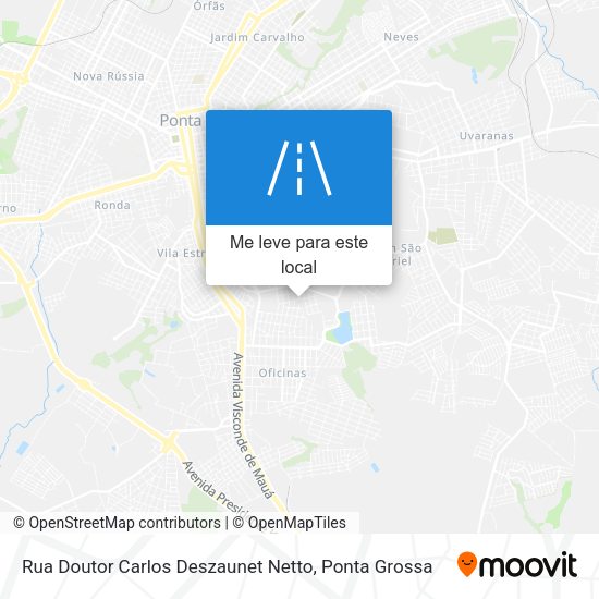 Rua Doutor Carlos Deszaunet Netto mapa