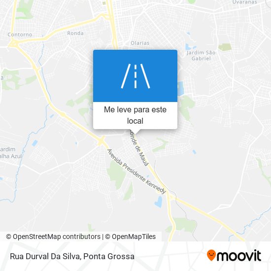Rua Durval Da Silva mapa