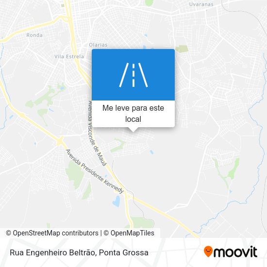 Rua Engenheiro Beltrão mapa