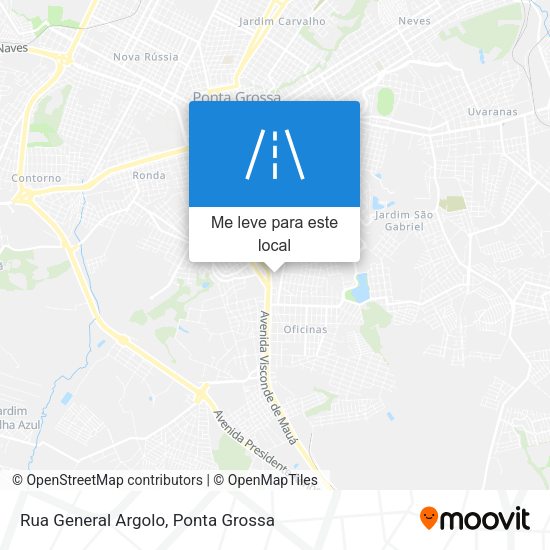 Rua General Argolo mapa