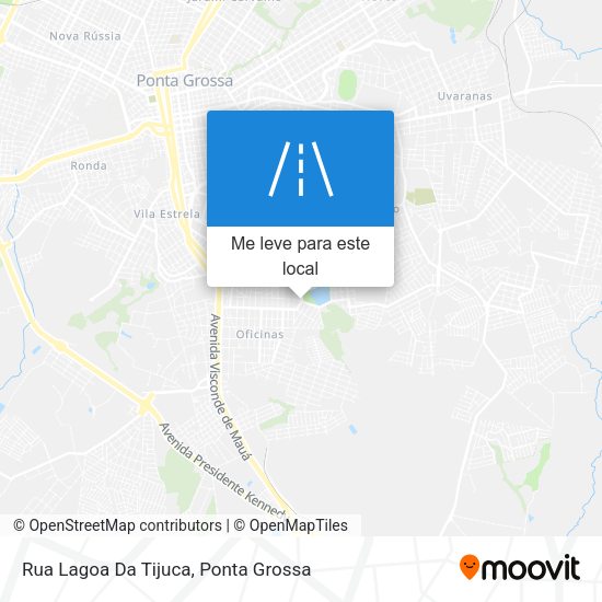 Rua Lagoa Da Tijuca mapa