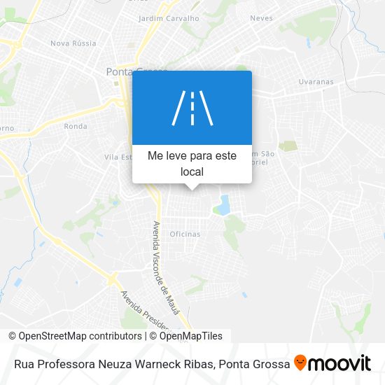 Rua Professora Neuza Warneck Ribas mapa