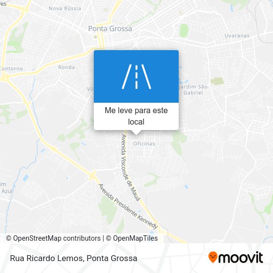 Rua Ricardo Lemos mapa