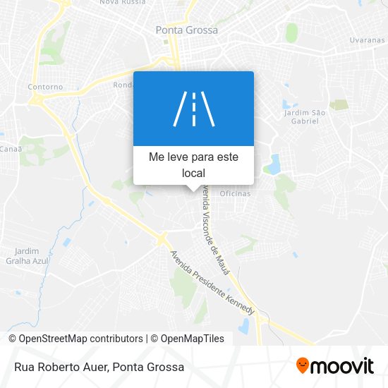 Rua Roberto Auer mapa