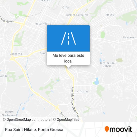 Rua Saint Hilaire mapa