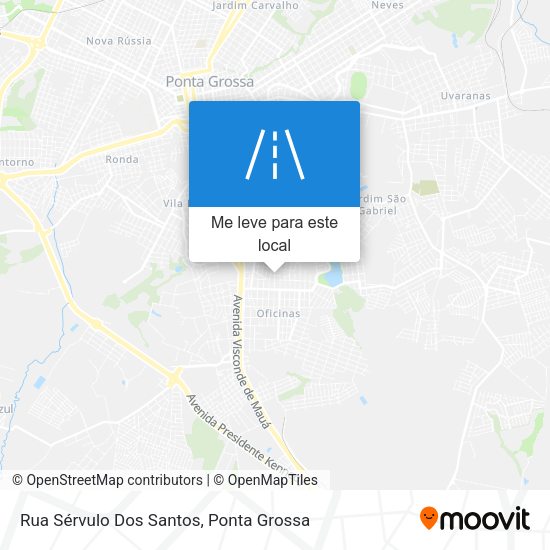 Rua Sérvulo Dos Santos mapa