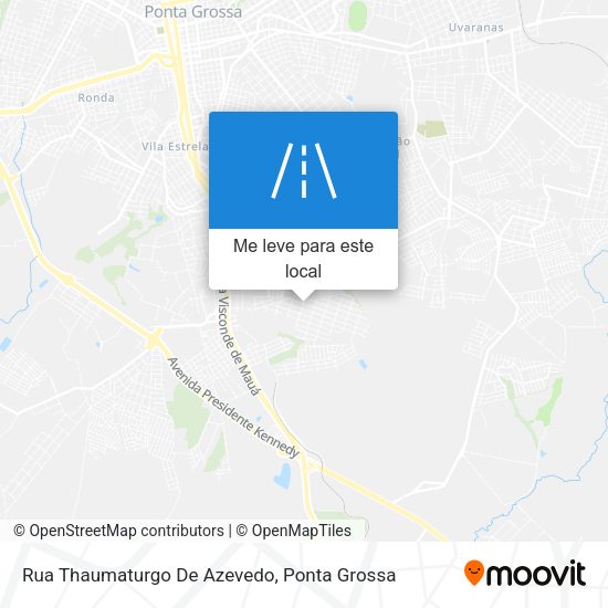 Rua Thaumaturgo De Azevedo mapa