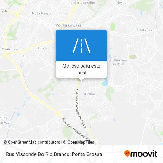 Rua Visconde Do Rio Branco mapa