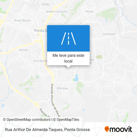 Rua Arthur De Almeida Taques mapa