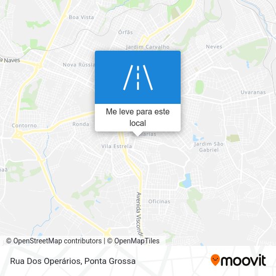 Rua Dos Operários mapa